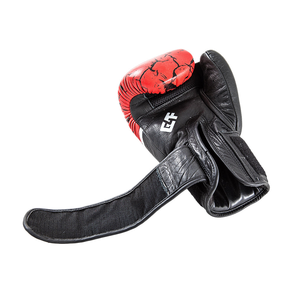 G4F Earth Original Nappa Leather Red Kick Boxing Gloves