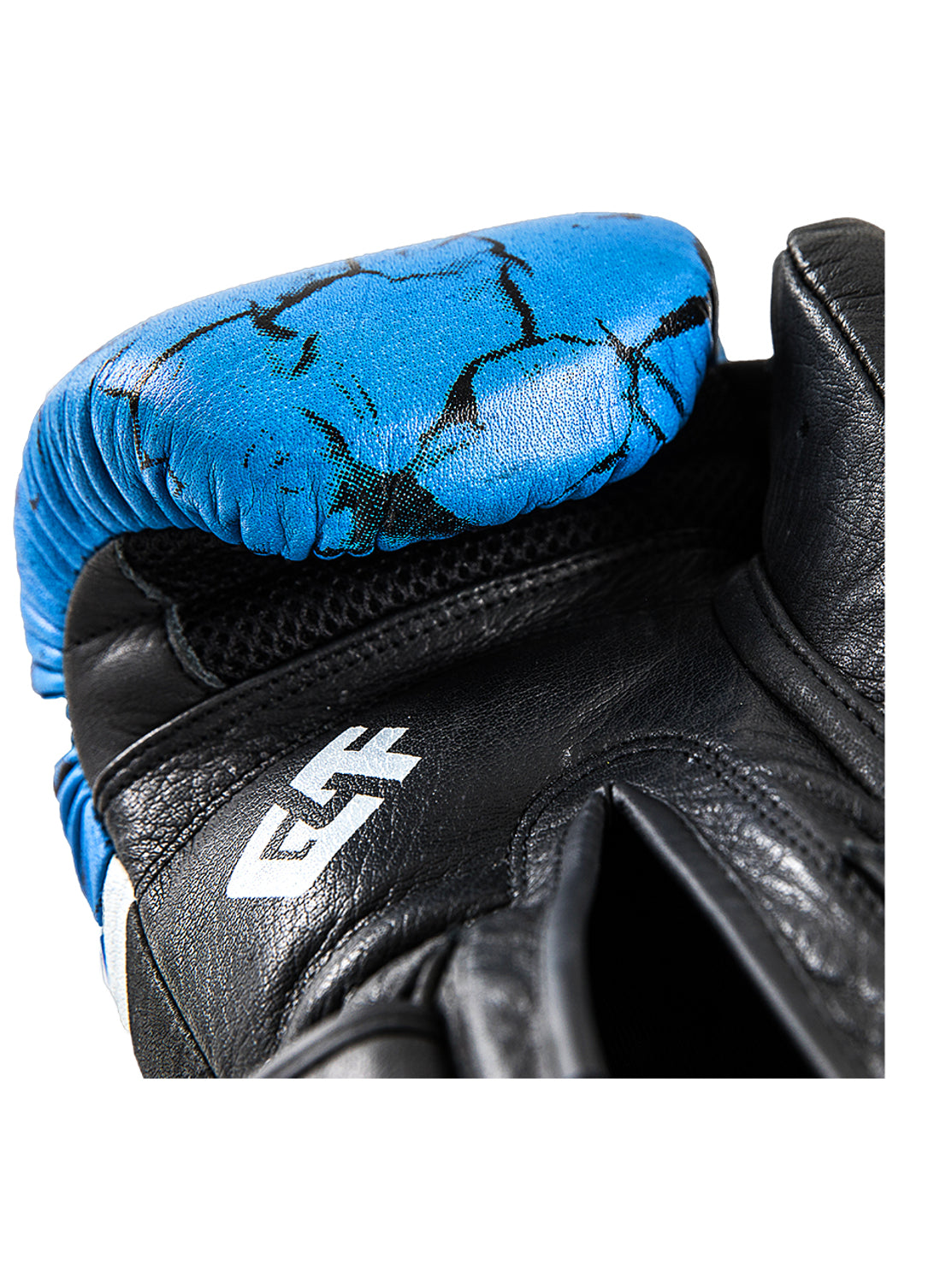 G4F Earth Original Nappa Leather Blue Kick Boxing Glove