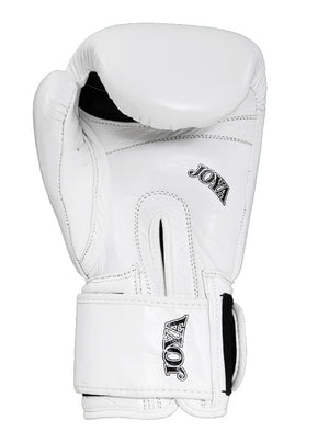 Joya Thai White Kick Boxing Gloves | Genuine leather