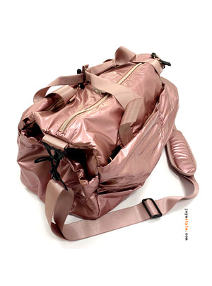 Universe Rose Gold Fitness Women's Gym Bag