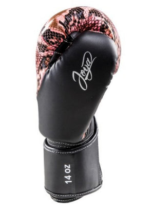 Joya Snakeskin Pink Women's Kick Boxing Gloves