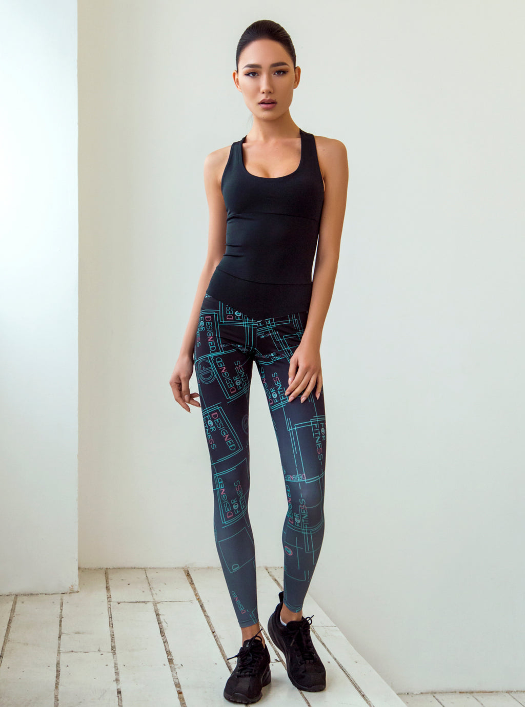 Joya Gradient Gray Custom Printed Sports Suit