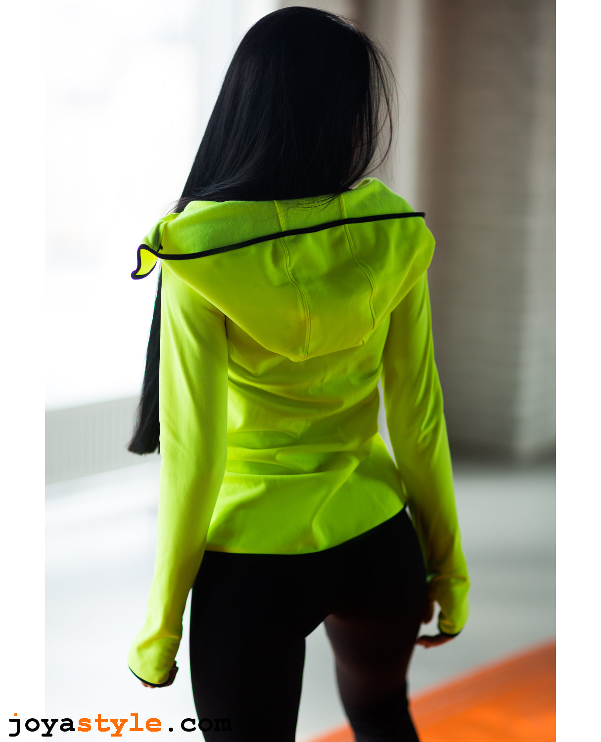 Women's Sportswear Hoodies Neron Yellow Jacket | Raincoat