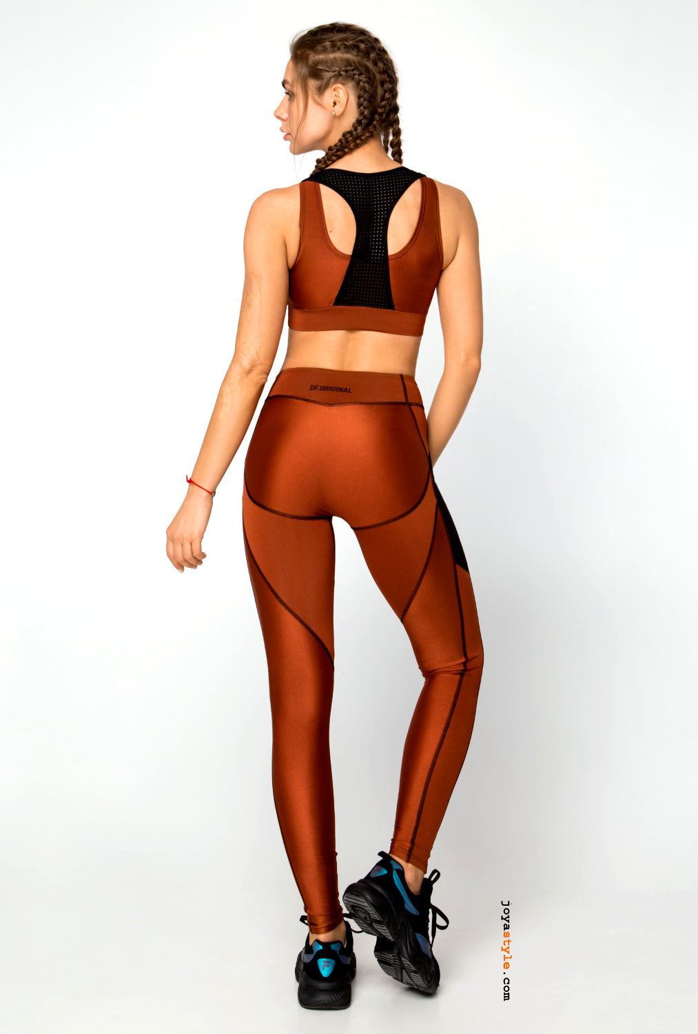 iRobotic Burgundy Cinnamon Fitness Leggings