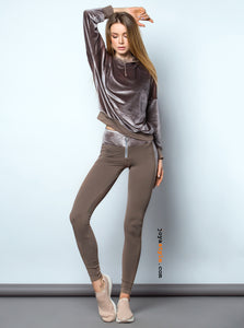 Ten Rengi Kadın Yoga Hoodies Kapüşonlu Sweatshirt