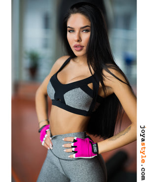 Fitness &amp; Weight Sports Gloves Pink Black