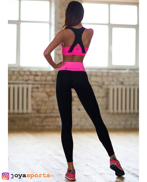 Pink Yuksel Waist | Leggings