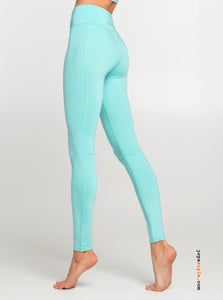 Pastel High Waist Turquoise Sports Women's Leggings